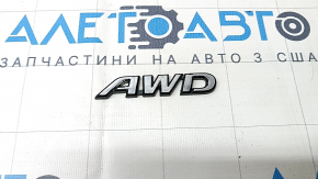 Emblem inscription "AWD" trunk door Toyota Rav4 19- painted