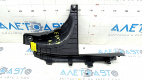 Door sill trim rear inner left Hyundai Elantra AD 17-20 black, scratches