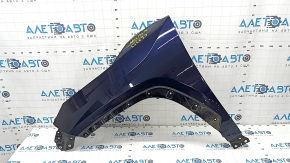 Front left wing Toyota Rav4 19- aluminum, blue, painted 0.4, dents