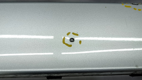 Front bumper bare Ford Fusion mk5 19-20 without parking sensors and towing hook, silver, scratches, dents, non-factory holes