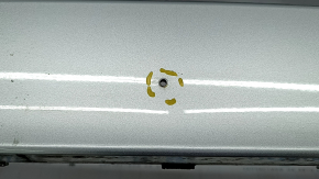 Front bumper bare Ford Fusion mk5 19-20 without parking sensors and towing hook, silver, scratches, dents, non-factory holes