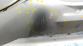 Front bumper bare Ford Fusion mk5 19-20 without parking sensors and towing hook, silver, scratches, dents, non-factory holes