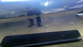 Door assembly front left Hyundai Elantra AD 17-20 blue VU, painted 0.3-0.35