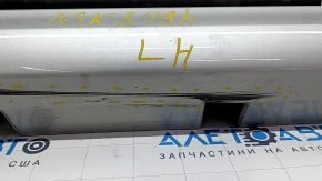 Left threshold Ford Fusion mk5 13-20 silver, with seal, scratches, pressed, dented fastening