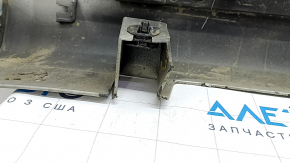 Right threshold Ford Fusion mk5 13-20 silver, with seal, scratches, pressed, dented fastening, crack, broken fastenings