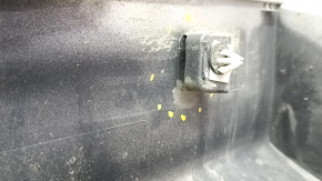 Right threshold Ford Fusion mk5 13-20 silver, with seal, scratches, pressed, dented fastening, crack, broken fastenings