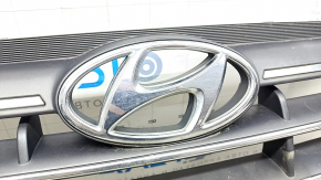 Radiator grill assembly Hyundai Elantra AD 19-20 with emblem without radar, sand