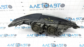 Front left headlight complete Ford Fusion mk5 17-20 halogen, with DRL, broken mount, sand