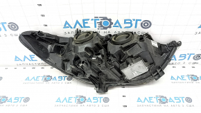 Front left headlight complete Ford Fusion mk5 17-20 halogen, with DRL, broken mount, sand