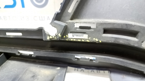 Front bumper bare Hyundai Elantra AD 19-20 blue, scratches, dented, crack