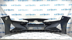Front bumper bare Hyundai Elantra AD 19-20 blue, scratches, dented, crack