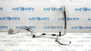 Air conditioner tube heater-condenser Hyundai Elantra AD 19-20 2.0 with valve