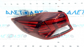 Light outer wing left Hyundai Elantra AD 19-20 halogen with overlay