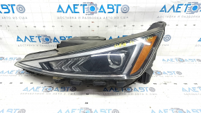 Headlight front left complete Hyundai Elantra AD 19-20 halogen with brackets and cover, sand