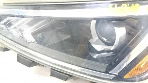 Headlight front left complete Hyundai Elantra AD 19-20 halogen with brackets and cover, sand