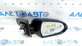 Side mirror right Hyundai Elantra AD 17-20 7 pins, heated, BSM, blue