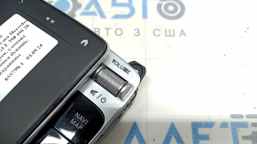 Multimedia control Mercedes W167 GLE 350 450 20-23 chrome, broken dynamic button, scratches, chrome peeled off