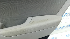 Door trim card rear right Hyundai Elantra AD 19-20 gray, rubber armrest, gray cloth insert, gray molding, scratches, needs cleaning
