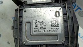 Front left headlight complete Audi Q5 8R 13-17 rest, xenon, scratches, broken mount, sand, needs polishing