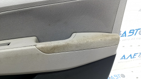 Door trim card front right Hyundai Elantra AD 19-20 gray, rubber armrest, gray cloth insert, gray molding, scratches, worn, peeling paint, dry cleaning