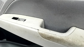Door trim card front right Hyundai Elantra AD 19-20 gray, rubber armrest, gray cloth insert, gray molding, scratches, worn, peeling paint, dry cleaning