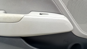 Door trim card rear left Hyundai Elantra AD 19-20 gray, rubber armrest, gray cloth insert, gray molding, scratches, for dry cleaning