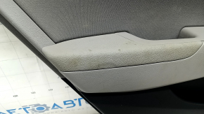 Door trim card rear left Hyundai Elantra AD 19-20 gray, rubber armrest, gray cloth insert, gray molding, scratches, for dry cleaning