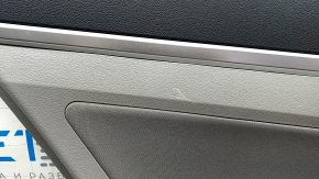 Door trim card rear left Hyundai Elantra AD 19-20 gray, rubber armrest, gray cloth insert, gray molding, scratches, for dry cleaning