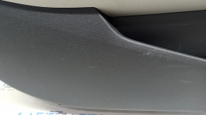 Door trim card front left Hyundai Elantra AD 19-20 gray, rubber armrest, gray cloth insert, gray molding, scratches, peeling paint, dry cleaning