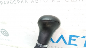 Gear knob Audi Q5 8R 12-17 black leather, worn