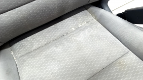 Passenger seat Hyundai Elantra AD 19-20 without airbag, mechanical, gray cloth, scuffs, dry cleaning