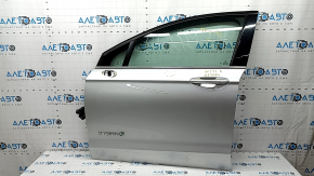 Door assembly front left Ford Fusion mk5 13-20 hybrid, silver UX, bumps, dents