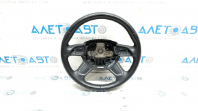 Bare steering wheel Audi Q5 8R 13-17 leather black, scratches