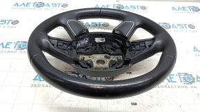 Bare steering wheel Audi Q5 8R 13-17 leather black, scratches