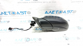 Side mirror left Audi Q5 8R 09-17 15 pins, auto folding, auto dimming, turn signal, heated, black LY9B