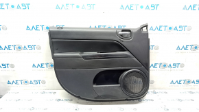 Door trim card front left Jeep Compass 11-16 black with black insert leather, handle worn, scratch, broken fastening