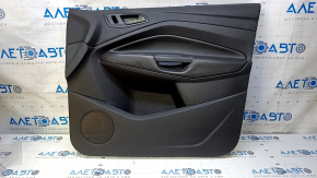 Door trim card front right Ford Escape MK3 13-16 prerest black, leather armrest, black handle, scuffs, dent