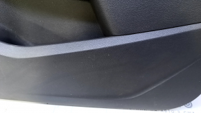 Door trim card front right Ford Escape MK3 13-16 prerest, black, armrest leather black, chrome handle, scratches, dents, bumps