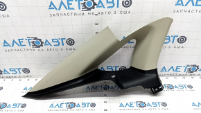 Upper left rear pillar trim Ford Fusion mk5 17-20 grey with black trim, scratches