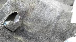 Floor covering rear Lincoln MKC 15 - dark gray, for cleaning