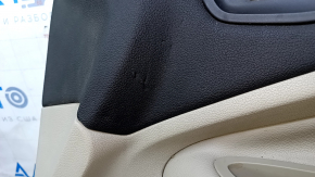 Door trim card front right Ford Escape MK3 13-16 prerest, beige, armrest leather, scuffs, bumps