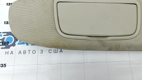 Left visor Ford Fusion mk5 17-20 gray, needs cleaning, no hook, broken mount