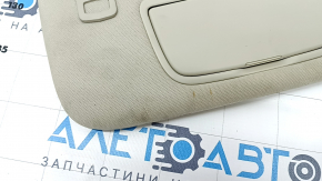 Right visor Ford Fusion mk5 17-20 light gray, without hook, with backlight, for cleaning