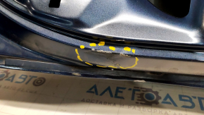 Boot lid Ford Fusion mk5 17-20 blue FT, with number plate and molding, dent
