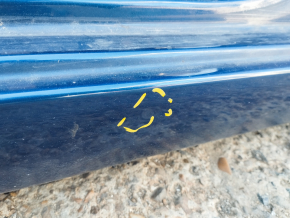 Quarter wing rear right Hyundai Elantra AD 17-20 blue, on the body, bumps