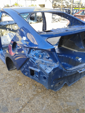 Quarter wing rear left Hyundai Elantra AD 17-20 blue, on the body, bumps