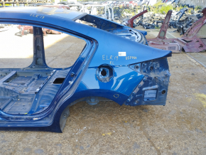 Quarter wing rear left Hyundai Elantra AD 17-20 blue, on the body, bumps