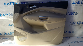 Door trim card front right Ford C-max MK2 13-18 beige, armrest leather, scratch, bump