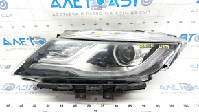 Front left headlight complete Lincoln MKC 15 - xenon, with cover and mount, sand, for polishing