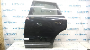 Door assembly rear left Audi Q5 8R 09-17 keyless, black LY9B, scratches